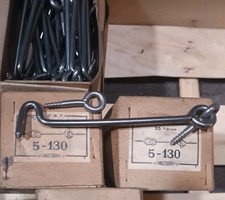 Lot  25 crochets de volet contrevent avec anneau neufs ancien stock 