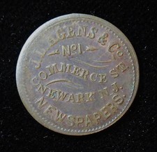 (1863) Newark Neuf Jersey