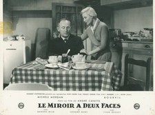 BOURVIL MICHELE  MORGAN LE MIROIR A  DEUX FACES 1958 PHOTO ORIGINAL #3