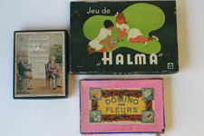 Lot de jeux d'éveil anciens pour enfants puzzles chanson , domino
