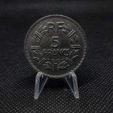 5 francs France 1935 - Lavrillier en nickel, TTB+, sous pochette