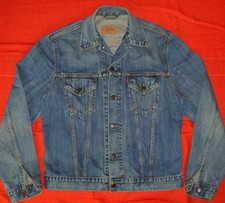 Veste Levi's Trucker Slim Bleu Used Taille XL