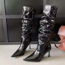 Bottes À Pointe Avec Talon 9