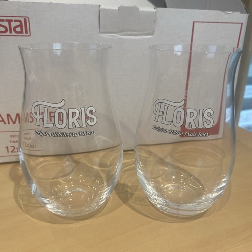 Verres bière floris - 10,