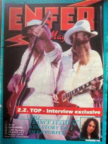 Enfer magazine zz top - n°28,,