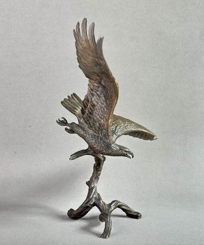 Aigle vol branché bronze - aigle, en