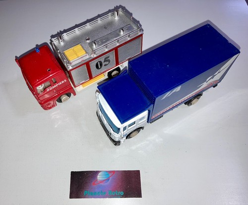 Lot camions jouets pompiers - lot,