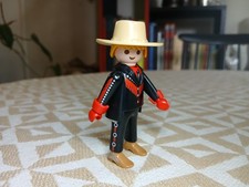 Western PLAYMOBIL 1994 - Jeune homme danseur "country", veste à franges, chapeau