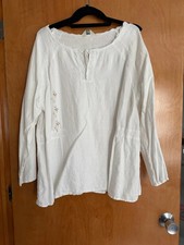 White Embroidered Peasant