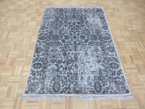 7 hand knotted - knotted, gray