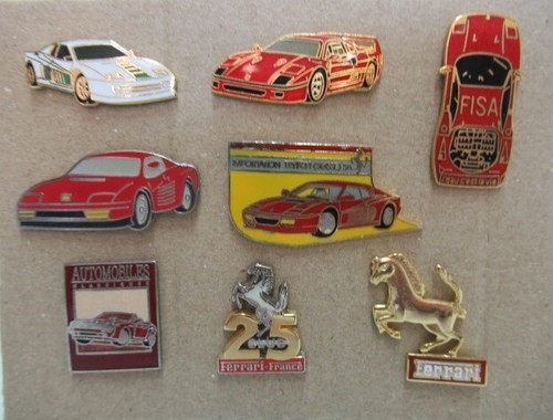 Lot pin ferrari divers - de,