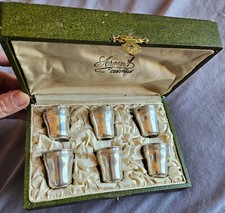 Coffret 6 timbales à liqueur