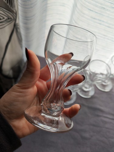 Lot verres porto pieds - de, 4