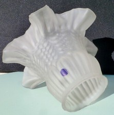 VERRE Tulipe Ancien LAMPE