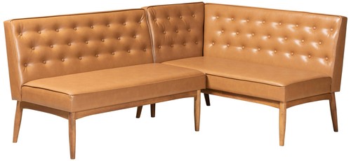 Riordan tufted tan piece - tufted, 2-piece