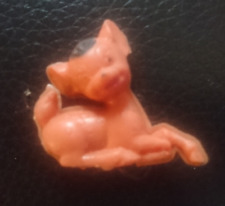 Figurine gomme ESSO GLUPS-BAMBI VERSION ORANGE ANNEE 1970