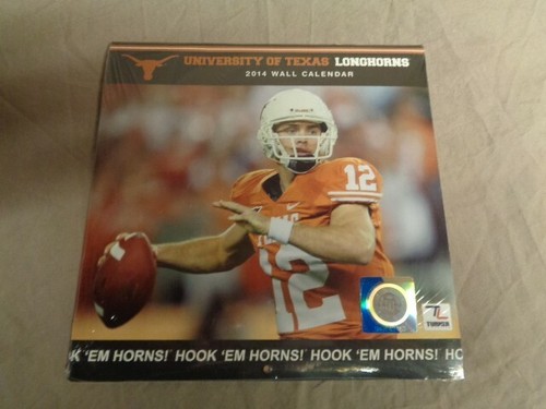 Texas longhorns calendar - texas, mint