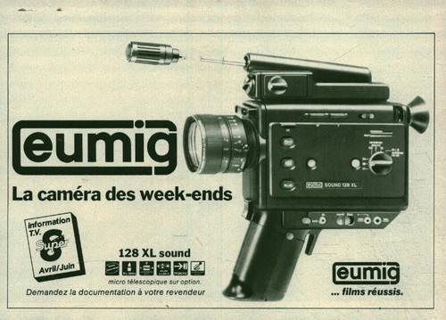 Publicité ancienne caméra - publicité,