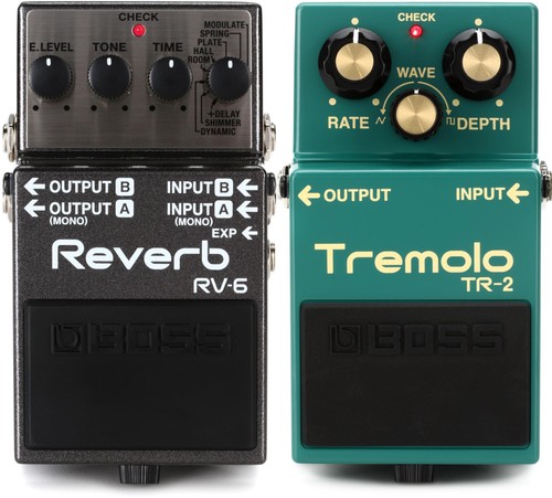Boss digital reverb pedal - rv-6,