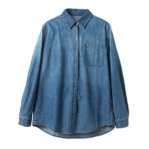 Chemise jean manches - en,