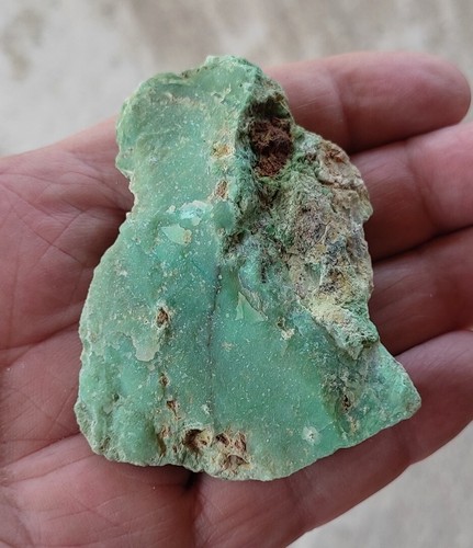 Chrysoprase pierre brute