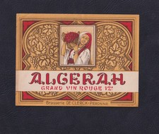 Ancienne étiquette   Alcool