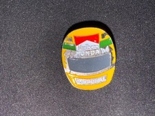 (V3) PINS BADGE ENAMEL VINTAGE COLLECTION CASQUE FORMULE 1 F1 AYRTON SENNA