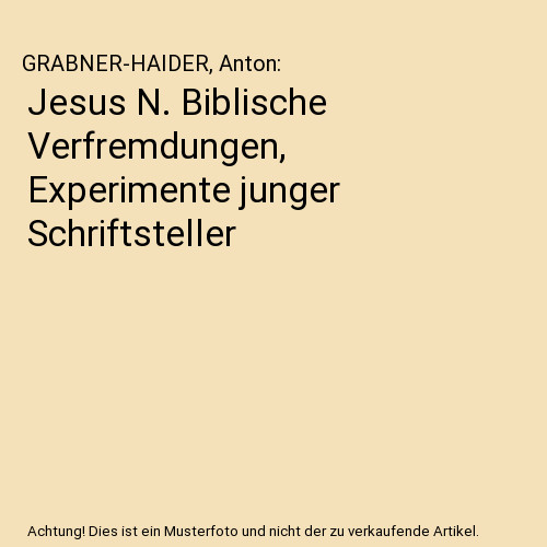 Jesus biblische - jesus, n.