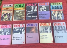 11 Livres Émile Zola Le Livre De Poche Fasquelle saga Les Rougon-Macquart