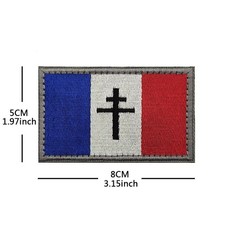 Patch france croix lorraine - croix,