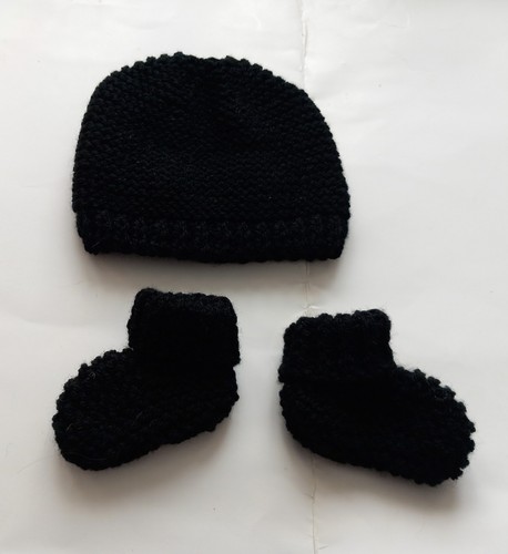Chaussons bonnet bébé - bonnet,