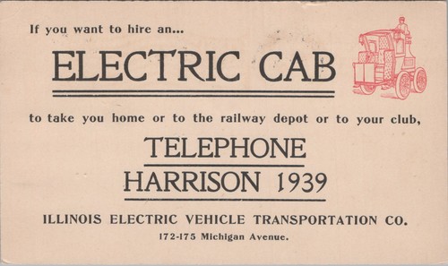 1899 illinois electric vehicle - 1899,