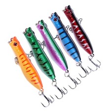  5 Pcs Leurre Peche Leurres De Pêche Pour Bar Appâts La Au Réalistes