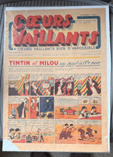 Hergé Tintin Coeurs Vaillants