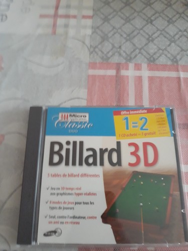 Jeu billard micro - jeu, 3d
