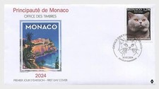 monaco 2024 cats BRITISH SHORTHAIR katzen gatos gatti chat pets 1v FDC PJ