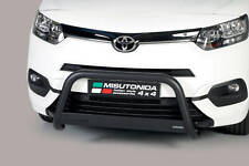 Pare Buffle Noir Protection Avant Pour Toyota Proace City Verso Depuis 2019