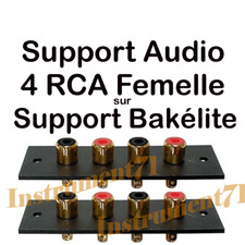 2Chassis de 4 RCA Femelle