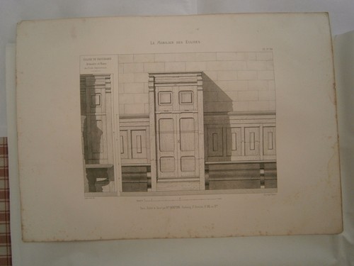 Planche gravure mobilier