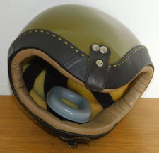 vintage CASQUE MILITAIRE allemand PORTE AVION soldat ARMEE uniforme CUIR germany