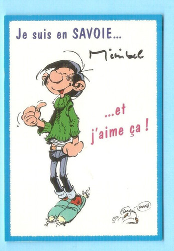 Franquin carte postale - carte, bd