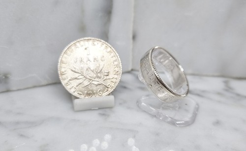 Bague pièce monnaie 1 - pièce,
