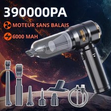 Mini Aspirateur de Voiture 39000 PA Haute Puissance Sans Fil Moteur Sans Balais