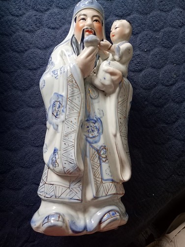 Statue faïence chine - statue,