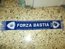 echarpe scarf football ancienne SCB SC BASTIA FORZA BASTIA  1989 ??  no maillot