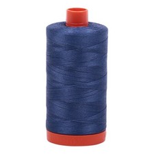 Mako Fils de Coton Solide 50 WT 1422yds Bleu Acier