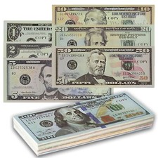 280 Props Money Dollar- Copy- Faux Billets Cinema - Dollars Américains Billet...