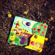 ☆ jouet ancien tableau d'éveil kiddicraft style fisher price activity center