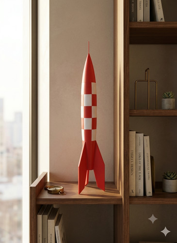 Fusée tintin xlfr objectif - tintin, xlfr-6