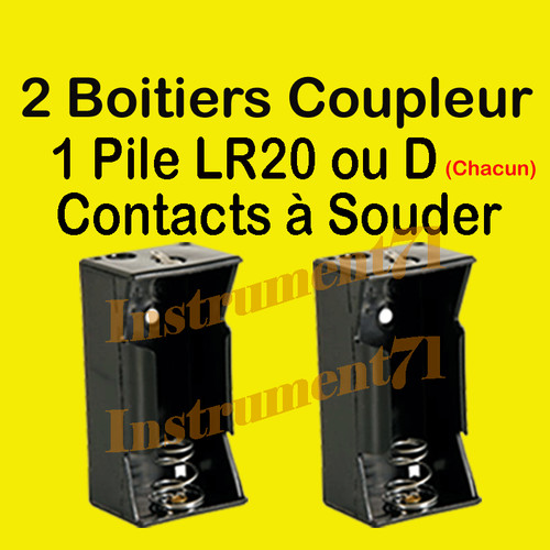 Boitiers coupleur pour 1 - 2,